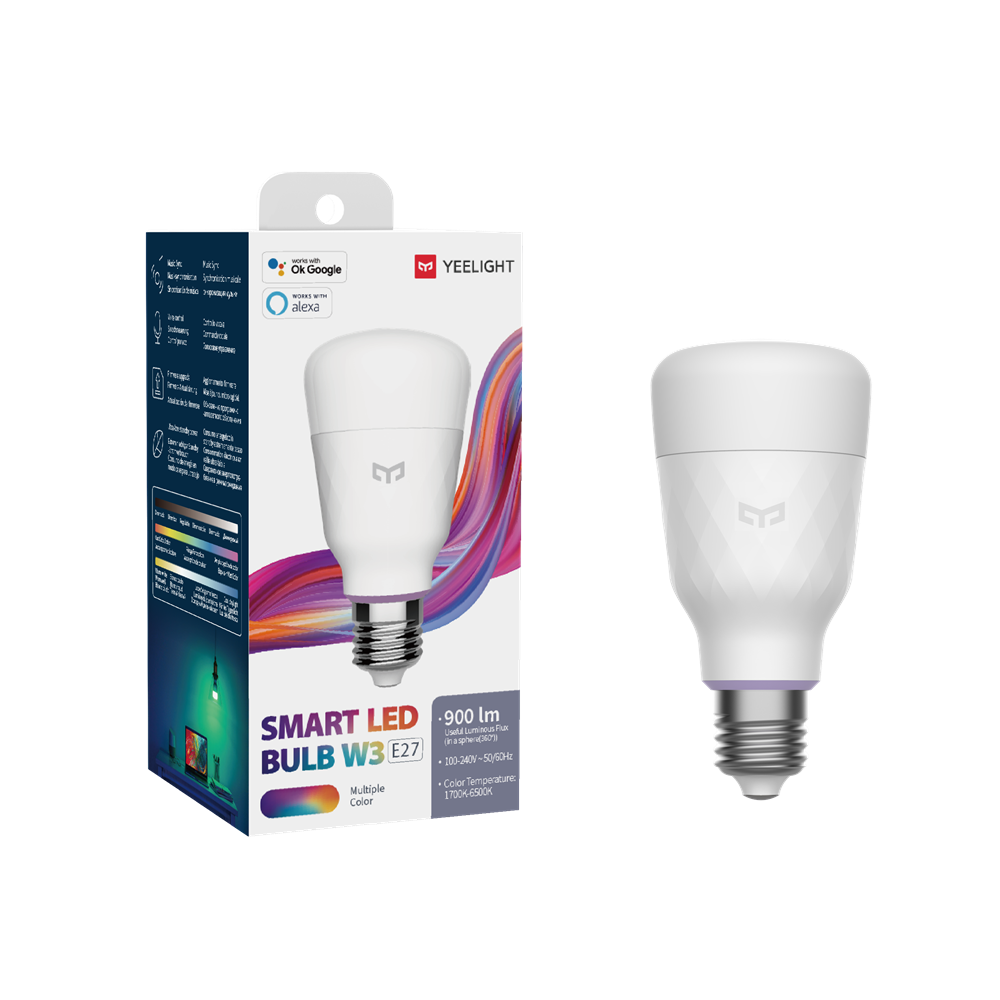 Yeelight الذكية LED لمبة W3 ال - مراجعة Yeelight Light Smart Bulb وسعره