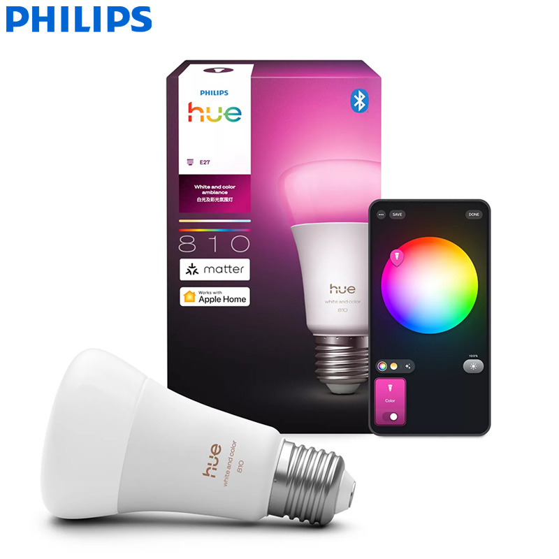 مصباح فيليبس هيو E27 A60 810LM - مراجعة Philips Bulb Hue وسعره