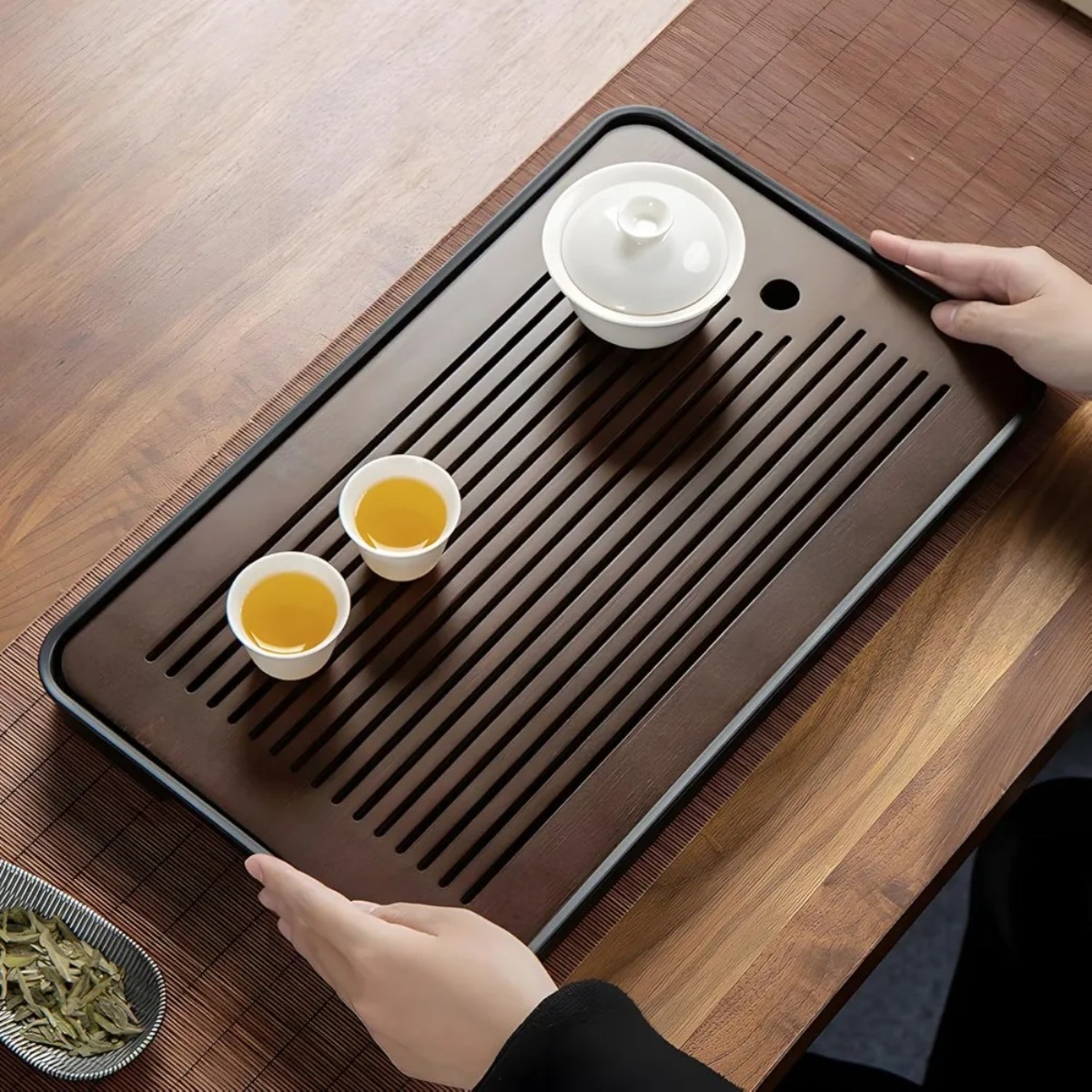 المحمولة انفصال طاولة شاي من ا - مراجعة Bamboo Cutlery Travel وسعره