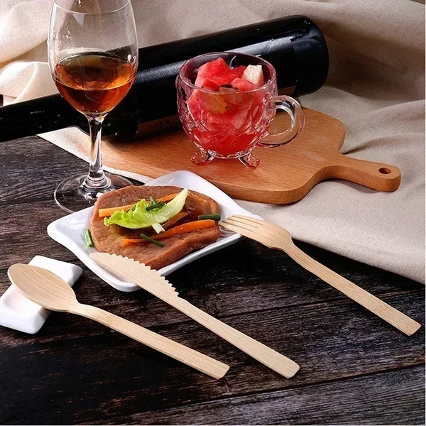 طقم أدوات طعام للسفر قابل لإعا - مراجعة Bamboo Cutlery Travel وسعره