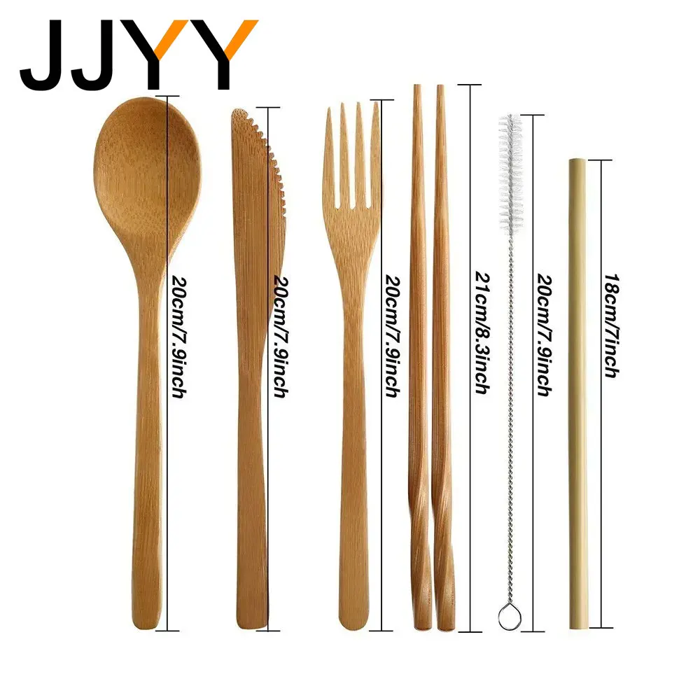 طقم أدوات طعام للسفر قابل لإعا - مراجعة Bamboo Cutlery Travel وسعره