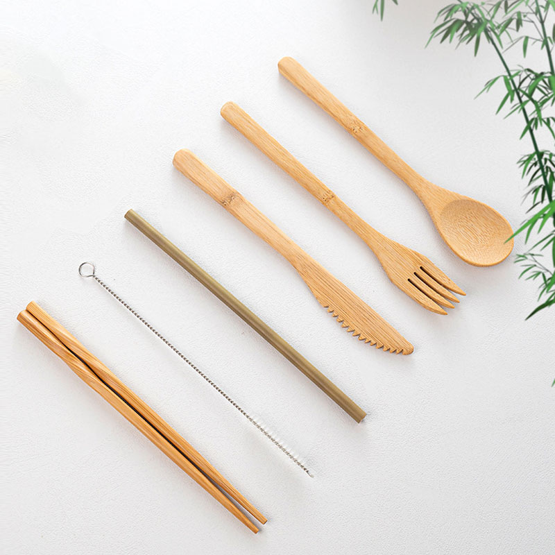 الخيزران السفر أدوات المائدة ق - مراجعة Bamboo Cutlery Travel وسعره