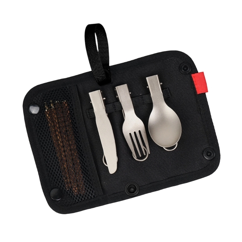 طقم أدوات مائدة لوجبات السفر 5 - مراجعة Bamboo Cutlery Travel وسعره