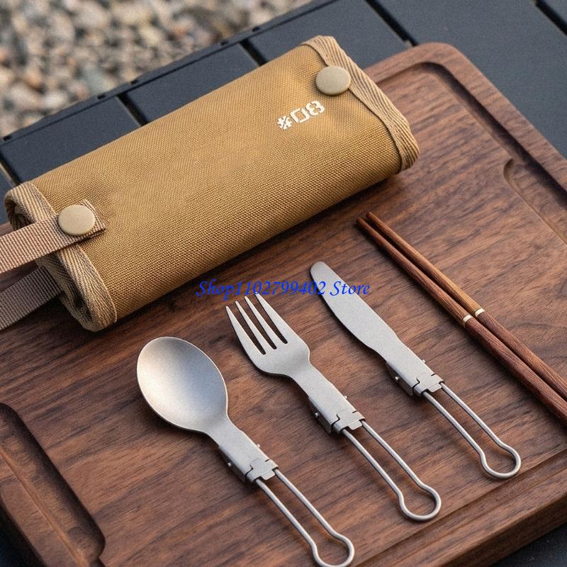 طقم أدوات مائدة لوجبات السفر 5 - مراجعة Bamboo Cutlery Travel وسعره