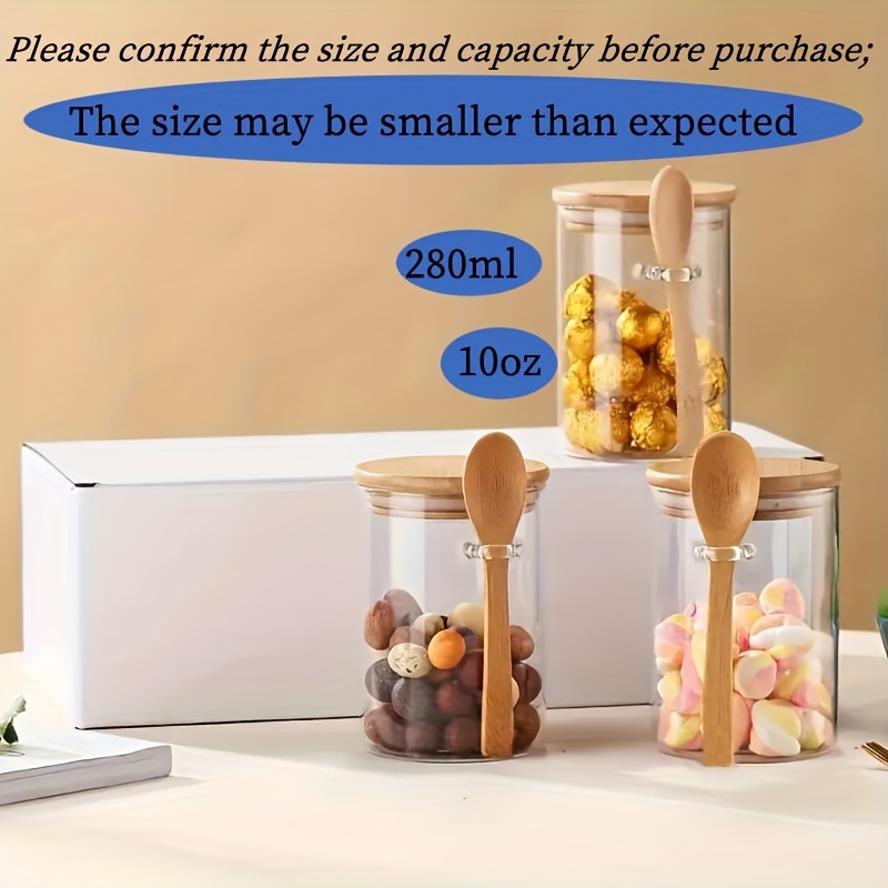 جرة حلوى 280 مل، جرة بسكويت، ج - مراجعة Bamboo Cutlery Travel وسعره