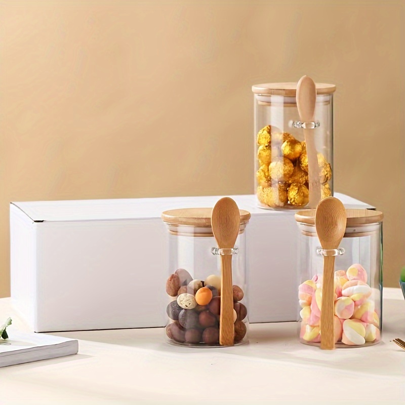 جرة حلوى 280 مل، جرة بسكويت، ج - مراجعة Bamboo Cutlery Travel وسعره